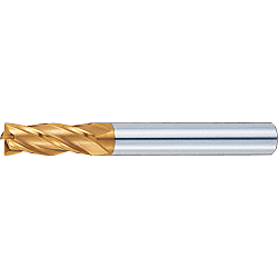 TSC series carbide square end mill, 4-flute / 2.5D Flute Length model TSC-EM4SR9