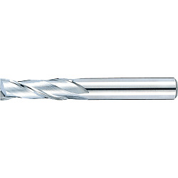 Carbide square end mill, 2-flute / 3D Flute Length (regular) model SEC-EM2R0.5