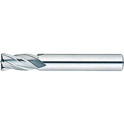 Carbide square end mill, 4-flute / 2D Flute Length (short) model SEC-PEM4S2