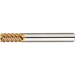 TSC series carbide high-helical end mill, multi-flute, 53° spiral / short model TSC-PSXS2