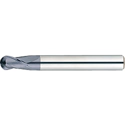 XAL series carbide ball end mill, 2-flute / short model XAL-BEM2S5-10-100