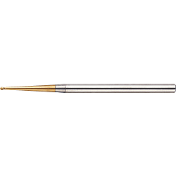 TSC series carbide tapered neck ball end mill, 2-flute / tapered neck model TSC-BEM2PB0.6-1-10