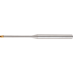 TSC series carbide long neck ball end mill, 4-flute / long neck model TSC-BEM4LB1-6