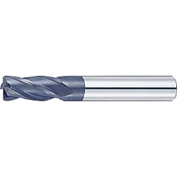 XAL series carbide radius end mill, 4-flute / short model XAL-CR-EM4S4-R0.5