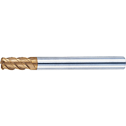 TSC series carbide radius end mill, high-feed, high-rigidity, 4-flute, 45° spiral / short model TSC-CR-HFEM4S4-R1