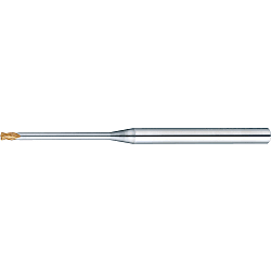 TSC series carbide long neck radius end mill, 4-flute / long neck model TSC-CR-PEM4LB1-10-R0.3