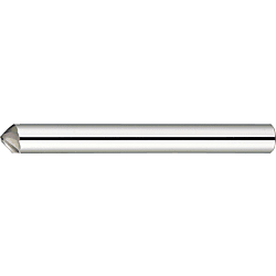 Carbide Chamfering End Mill for Aluminum Machining, 2-Flute