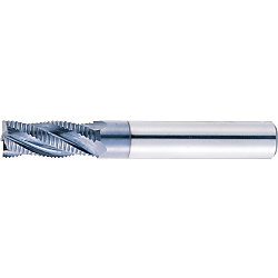 TiCN Coated Powdered High-Speed Steel Roughing End Mill, Short, Center Cut VPM-RFPS11