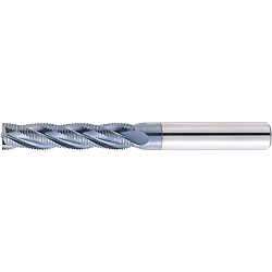 TiCN Coated Powdered High-Speed Steel Roughing End Mill, Long, Center Cut VPM-RFPL18