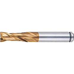 AS Coated Powdered High-Speed Steel Square End Mill, 2-Flute, Regular ASPM-EM2R9.5