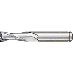Powdered High-Speed Steel Square End Mill, 2-Flute / Regular / Non-Coated Model PM-EM2R13