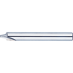 Carbide Straight Blade Tapered End Mill, 2-Flute, Rounded Inner Type