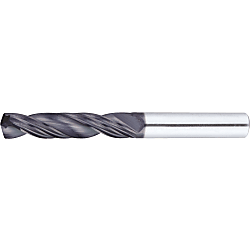 TiAlN Coated Carbide Burnishing Bladed Drill, Stub (No Oil Holes) , Regular (with Oil Holes)  TAC-HBNESDR12
