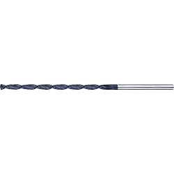 TiAlN Coated Carbide Long Drill, Straight Shank TAC-HSDXL10-60