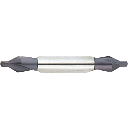 TiAlN Coated Carbide Center Drill, 60° Chamfering Model / Regular, Long TAC-CTDA1.5