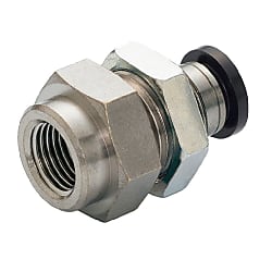 Tube Fitting for General Piping - Female Bulkhead Straight PMF8-02