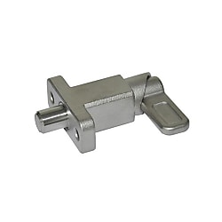 Spring latches with flange for surface mounting 722.2-8-20-A-A4