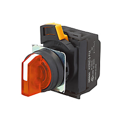 φ22 mm Selector Switch (Illumination Type) A22NW Series A22NW-2BL-TWA-G102-YD