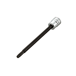 Long T Type Hexalobular Bit Socket (6.3 mm Insertion Angle)