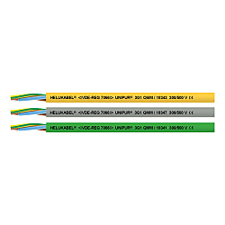 Control Cable PUR,TMPU UV resistant halogen free  UNIPUR