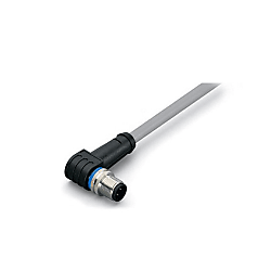 Sensor / actuator data cable (pre-fab) M12 Plug, right angle 756-1504/060-020