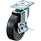 Ruote per attrezzature (ruote girevoli, ruote fisse) / piastra avvitabile / Ø50 / 65 / 75 / 100 / CHAM□-E