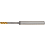 TSC series carbide long neck square end mill, 3-flute, 45° spiral / long neck model