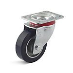 Swivel Castors with elastic polyurethane wheel