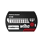 Wiha Bit Set FlipSelector Standard 25 mm Schlitz, Phillips, Pozidriv 13-tlg, 1/4" C6,3