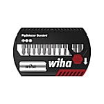 Wiha Bit Set FlipSelector Standard 25 mm Phillips, Pozidriv, TORX® 13-tlg, 1/4" C6,3