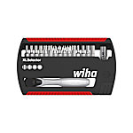 Wiha Bit Set XLSelector Standard 25 mm gemischt 16-tlg, mit Bitratsche 1/4" C6,3