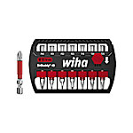 Wiha Bit Set BitBuddy® TY-Bit 49 mm Phillips, Pozidriv, TORX® 7-tlg, 1/4" E6,3