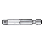 Wiha Werkzeugschaft mit Stift Innenvierkant, Innensechskant 1/4" E6,3