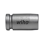 Wiha Verbindungsteil mit Sprengring Außensechskant, Außenvierkant G 6,3 + G 10 + G 12,5