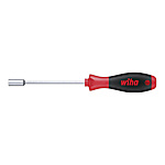 Wiha Schraubendreher SoftFinish® Sechskant-Steckschlüssel mit Rundklinge