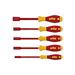 Wiha Schraubendreher Set SoftFinish® electric Sechskant-Steckschlüssel 5-tlg.