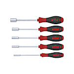Wiha Schraubendreher Set SoftFinish® Sechskant-Steckschlüssel 5-tlg.