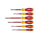 Wiha Schraubendreher Set SoftFinish® electric slimFix Schlitz, Phillips 6-tlg.