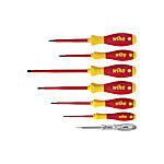 Wiha Schraubendreher Set SoftFinish® electric Schlitz, Phillips 7-tlg.
