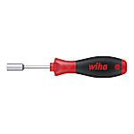 Wiha Schraubendreher SoftFinish® Sechskant-Steckschlüssel mit kurzer Rundklinge