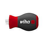 Wiha Schraubendreher mit Bithalter magnetisch Stubby, 1/4"