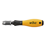 Wiha Schraubendreher mit Bithalter SoftFinish® ESD, mechanisch verriegelbar 1/4"