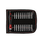 Wiha Schraubendreher mit Wechselklingen Set SYSTEM 4 gemischt 12-tlg. inkl. Rolltasche