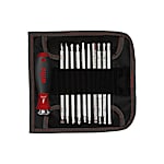 Wiha Schraubendreher mit Wechselklingen Set SYSTEM 6 gemischt 12-tlg. inkl. Rolltasche