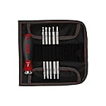 Wiha Schraubendreher mit Wechselklingen Set SYSTEM 6 gemischt 7-tlg. inkl. Rolltasche