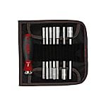 Wiha Schraubendreher mit Wechselklingen Set SYSTEM 6 Sechskant-Steckschlüssel 9-tlg. inkl. Rolltasche