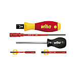 Wiha Drehmoment-Schraubendreher Set TorqueVario®-S electric 0,8-5,0 Nm PlusMinus/Pozidriv 5-tlg. variabel einstellbare Drehmomentbegrenzung