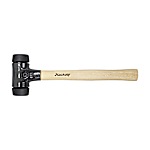 Wiha Schonhammer Safety mittelweich/mittelweich mit Hickory-Holzstiel, Rund-Schlagkopf