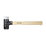 Wiha Schonhammer Safety sehr hart/sehr hart mit Hickory-Holzstiel, Rund-Schlagkopf
