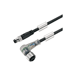Cavo sensore-attuatore (assemblato) , cavo di collegamento, M8 / M12